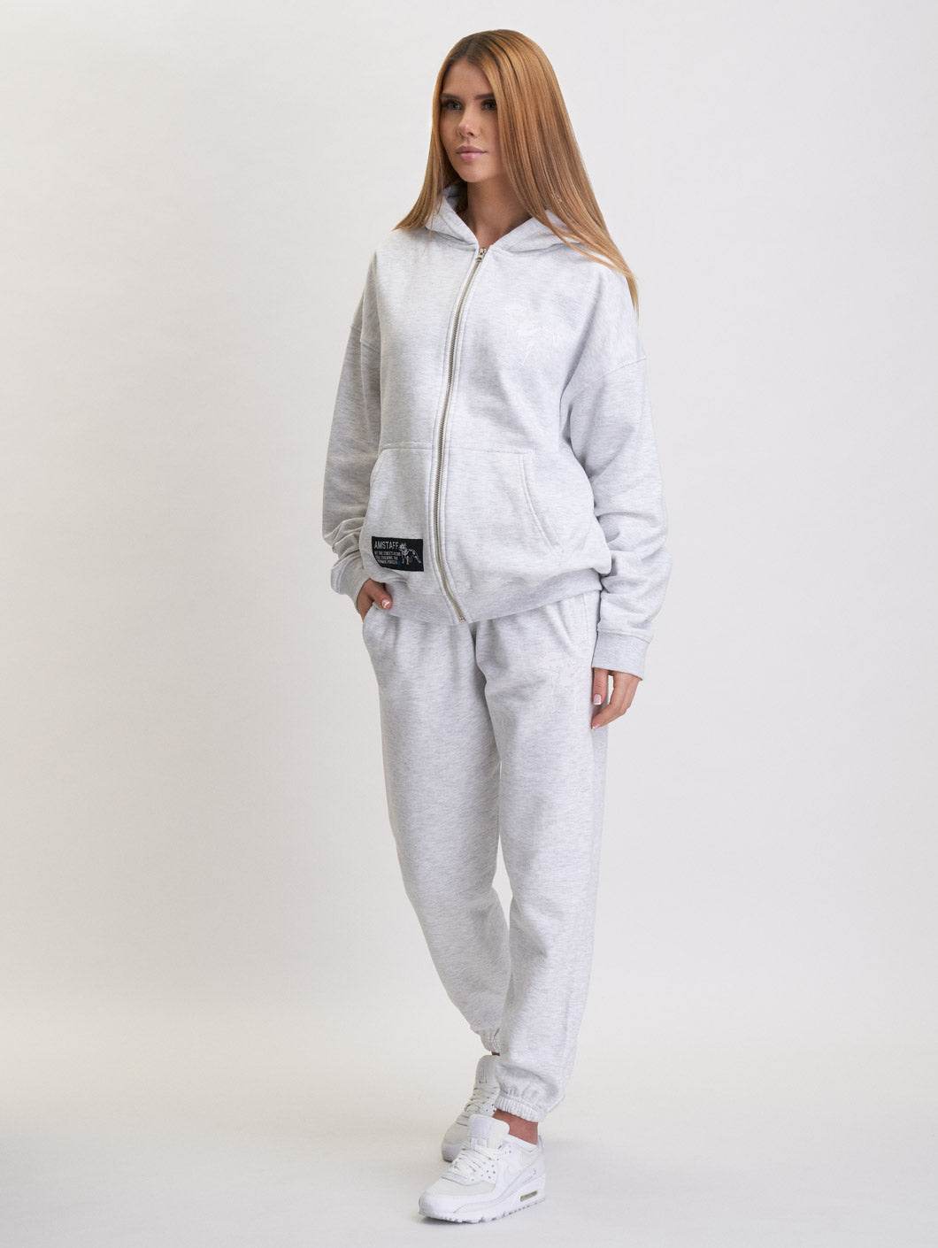 Amstaff Woman Basic Sweatpants Gey - Amstaff Wear