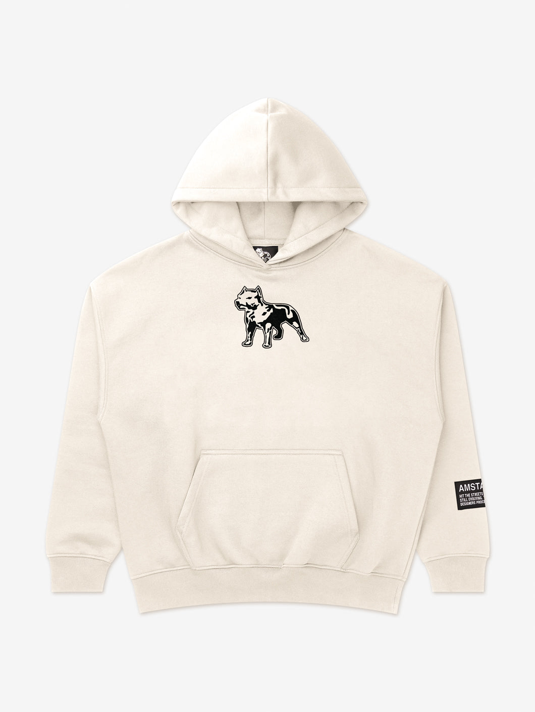 Amstaff Woman Basic Oversize Hoodie Cream - Amstaff Wear