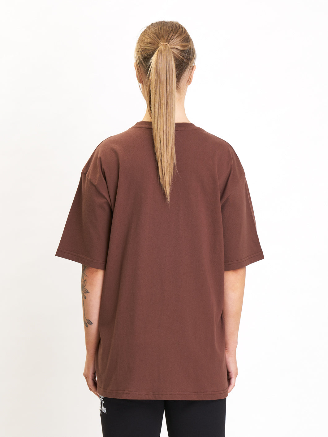 Babystaff College Oversize T-Shirt Brown