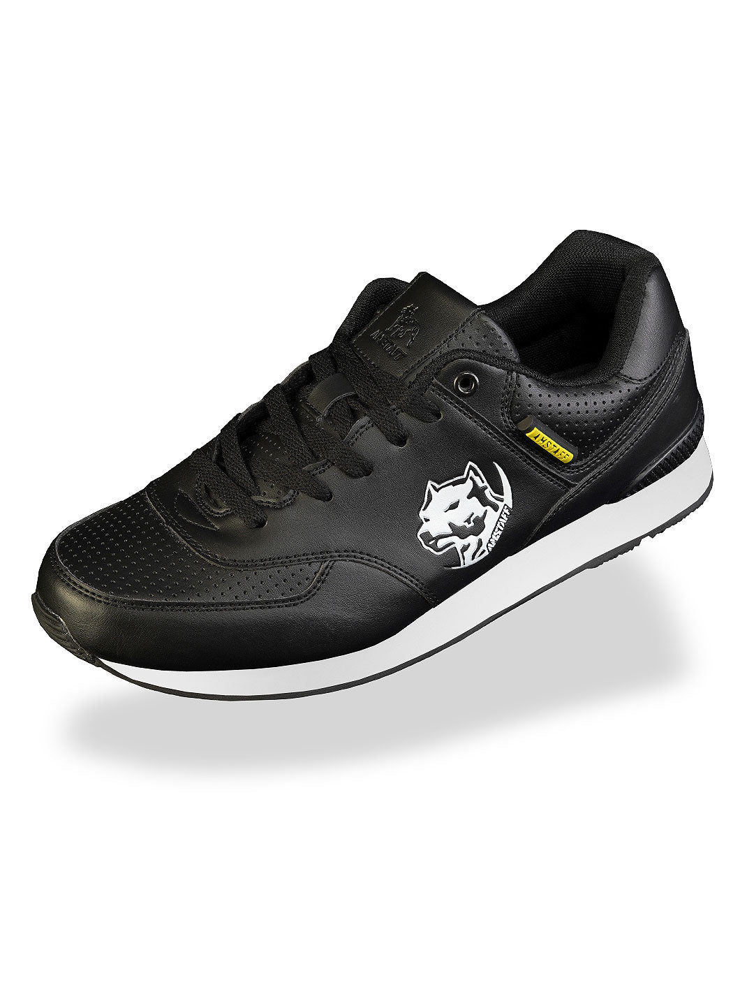 Running Dog Sneaker Black White - Amstaff Wear
