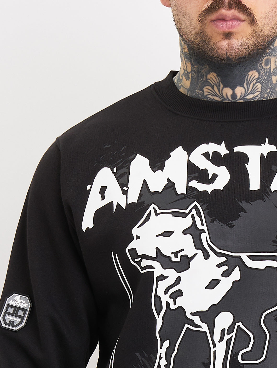 Amstaff Kaldar Sweatshirt Black - Amstaff Wear