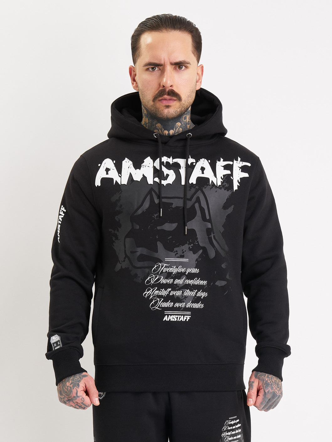 Amstaff Shank Hoodie Black