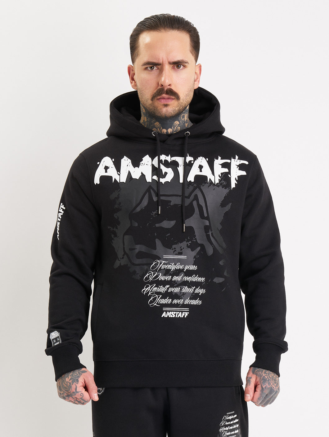 Amstaff Shank Hoodie Black - Amstaff Wear