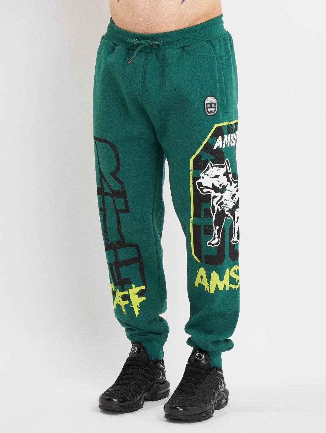 Amstaff Solinor Sweatpants Green - Amstaff Wear
