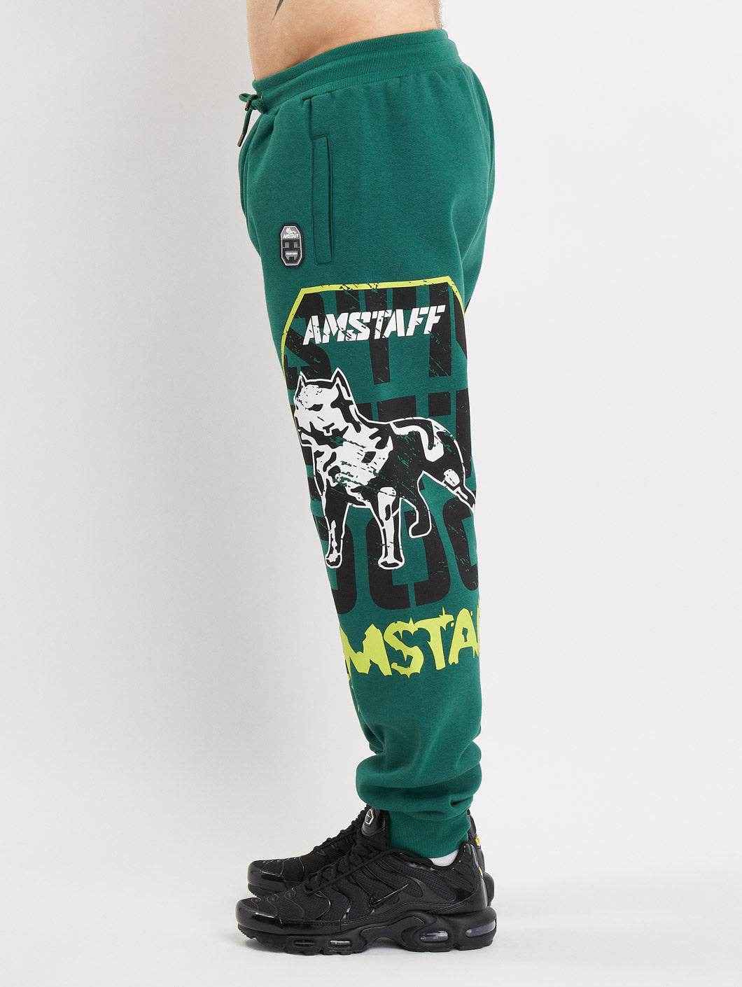 Amstaff Solinor Sweatpants Green - Amstaff Wear