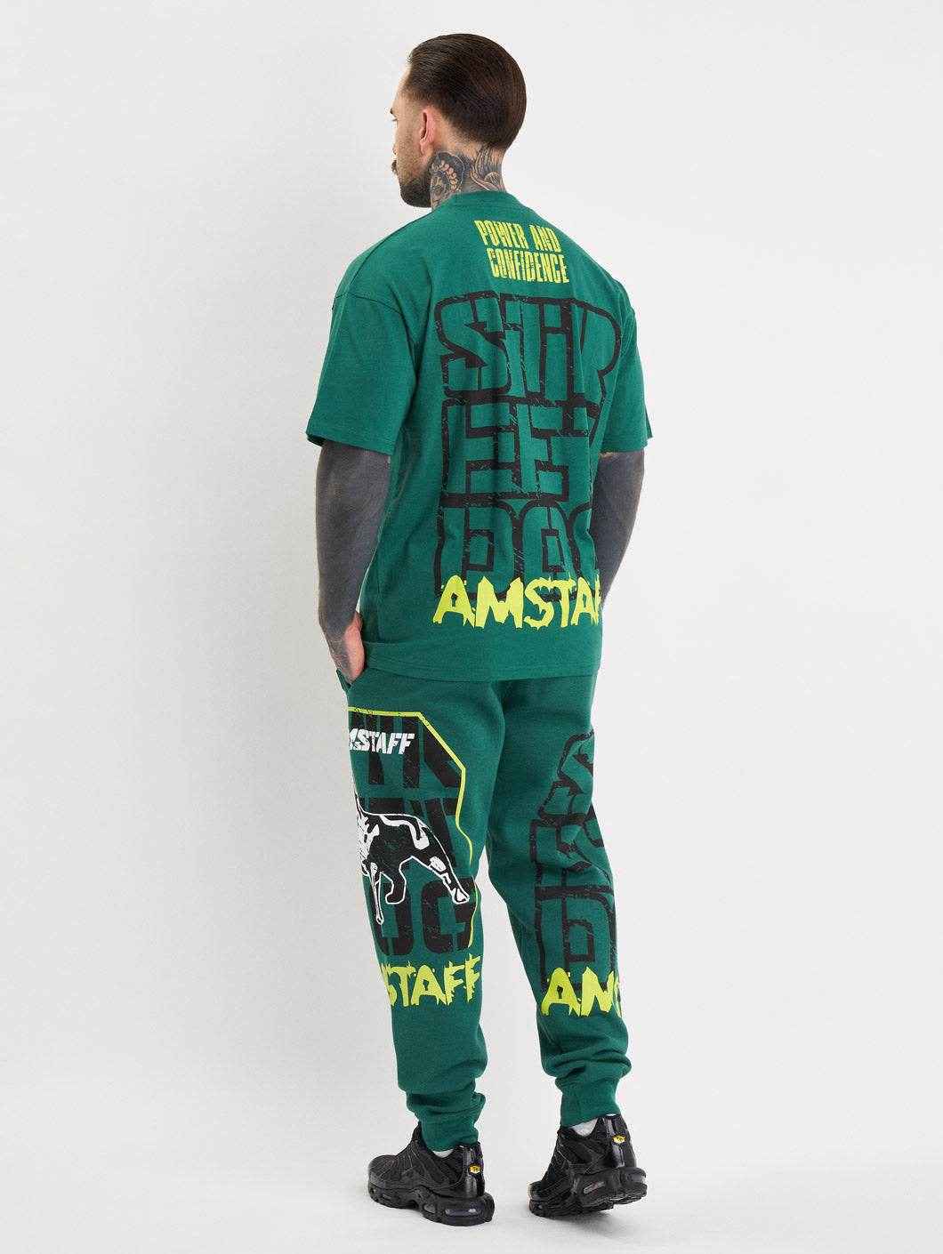Amstaff Solinor Sweatpants Green - Amstaff Wear
