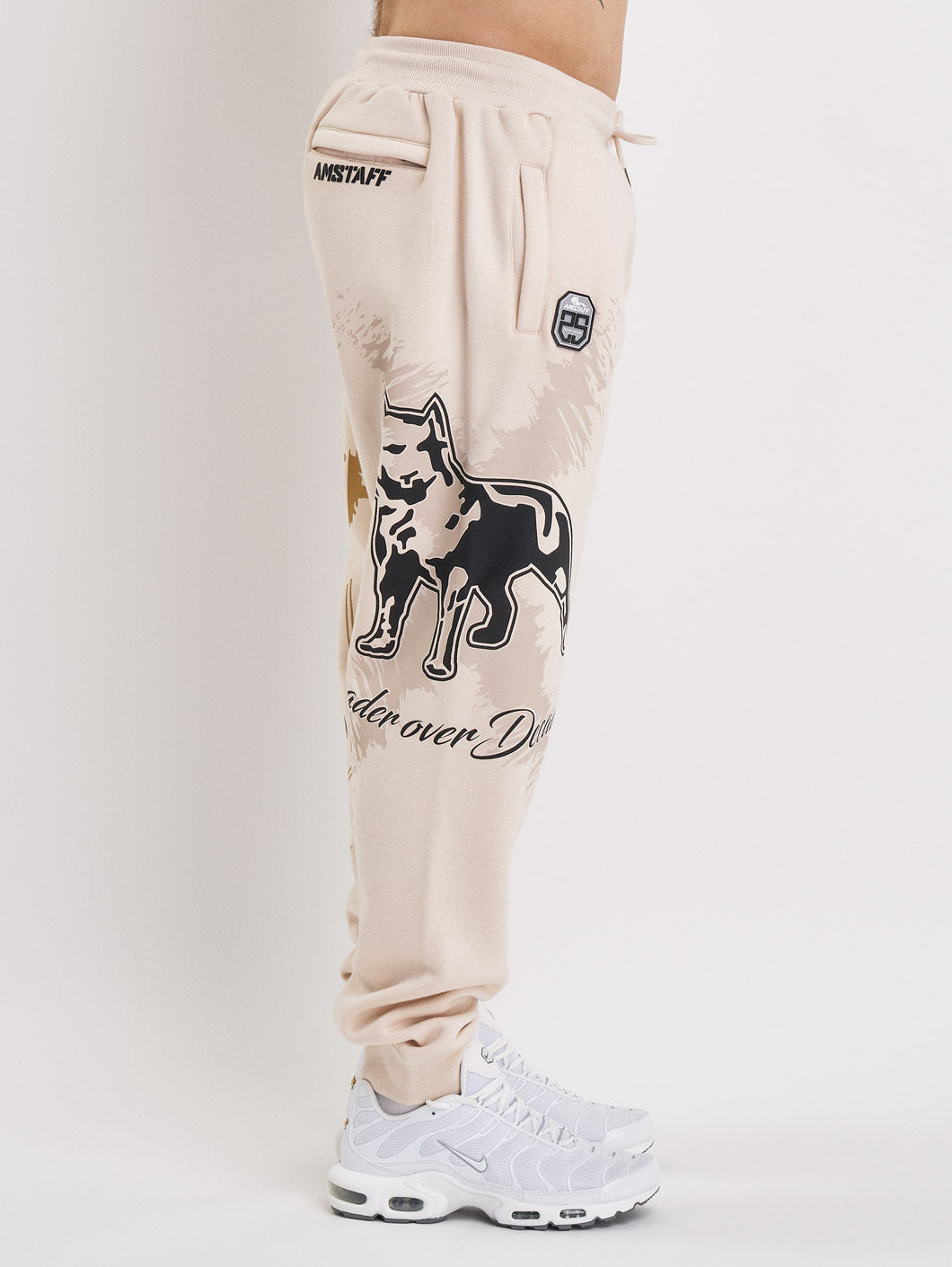 Amstaff Kaldar Sweatpants Creamwood - Amstaff Wear