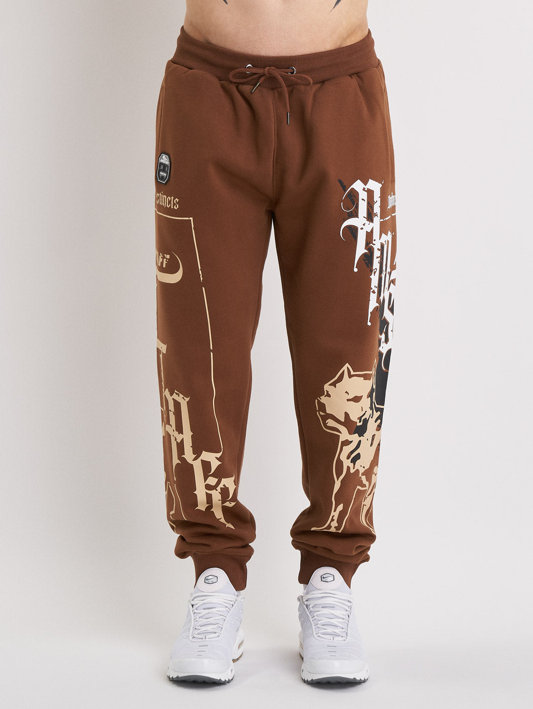 Amstaff Ashur Sweatpants Brown - Amstaff Wear