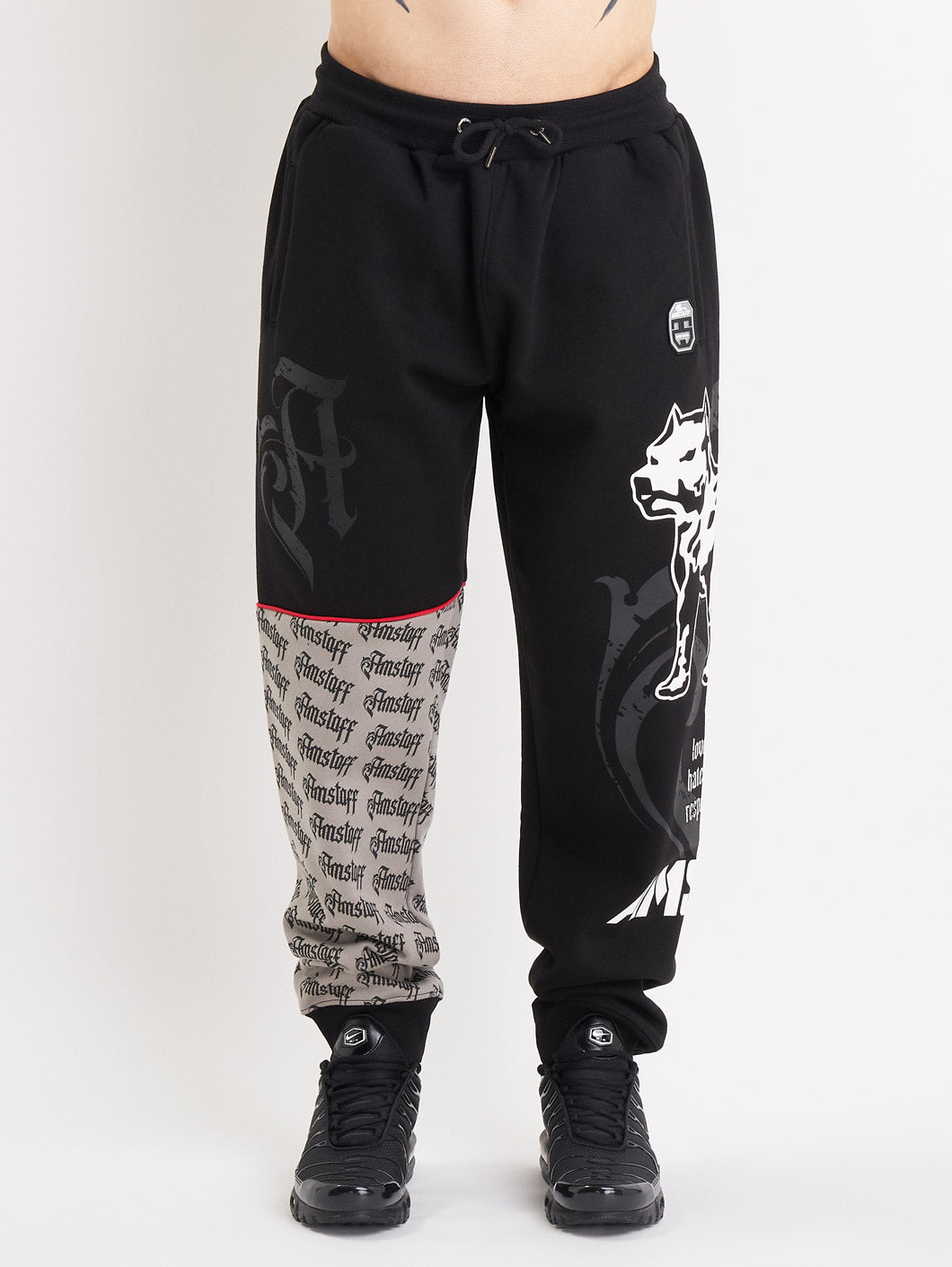 Amstaff Varek Sweatpants Black Grey - Amstaff Wear