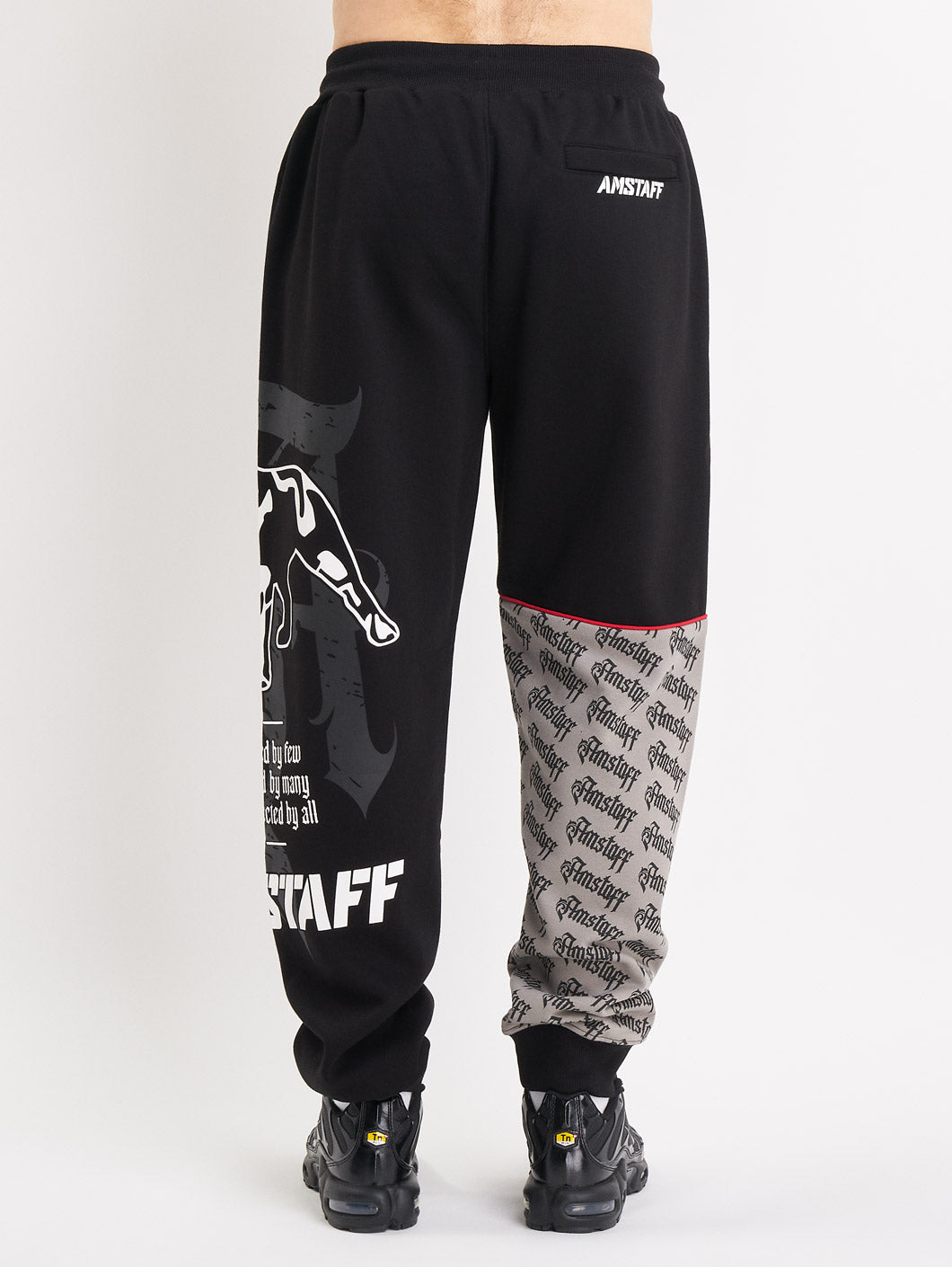 Amstaff Varek Sweatpants Black Grey - Amstaff Wear