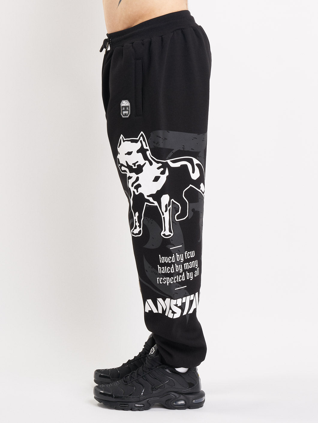 Amstaff Varek Sweatpants Black Grey - Amstaff Wear