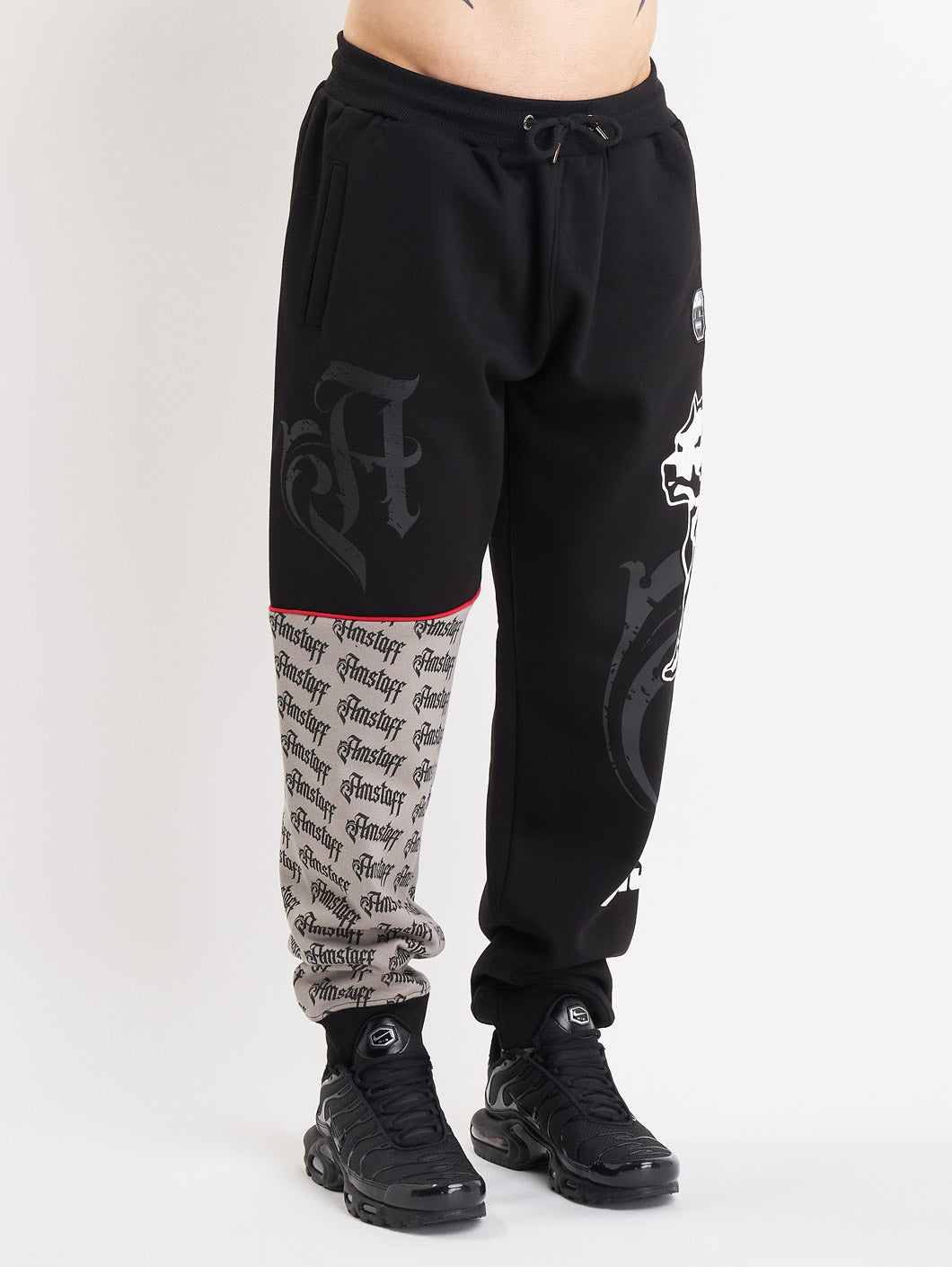 Amstaff Varek Sweatpants Black Grey - Amstaff Wear