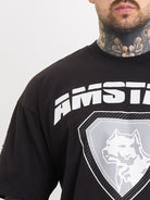 Amstaff Zayden T-Shirt Black Grey - Amstaff Wear