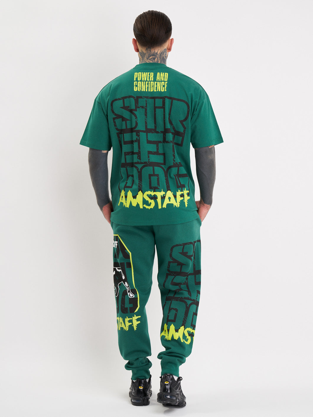 Amstaff Solinor T-Shirt Green - Amstaff Wear