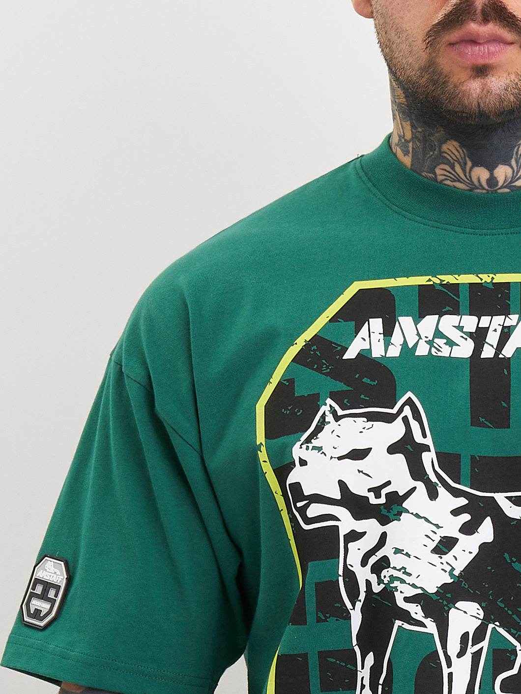 Amstaff Solinor T-Shirt Green - Amstaff Wear
