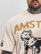 Amstaff Kaldar T-Shirt Creamwood - Amstaff Wear