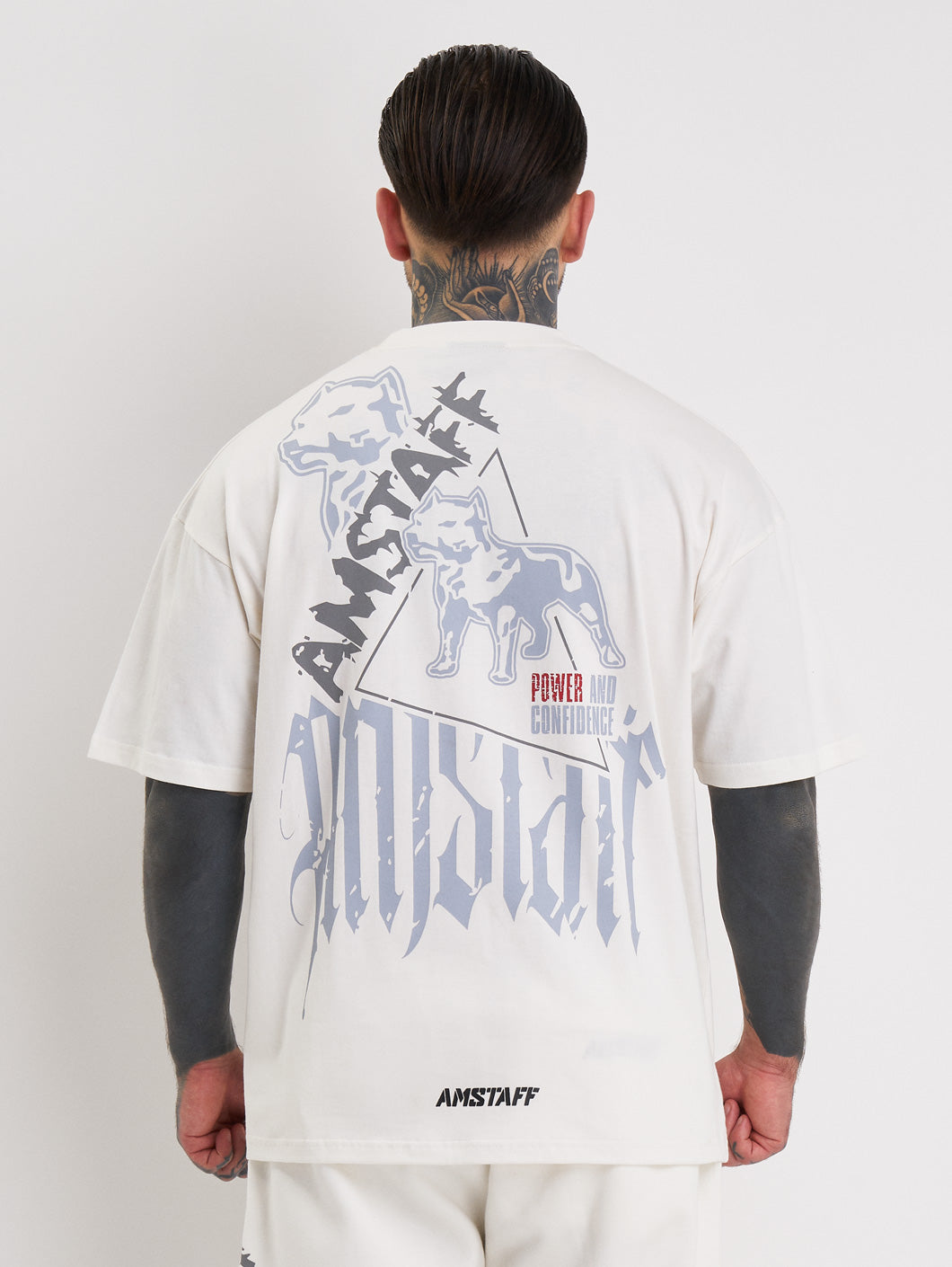 Amstaff Cyrak T-Shirt White - Amstaff Wear