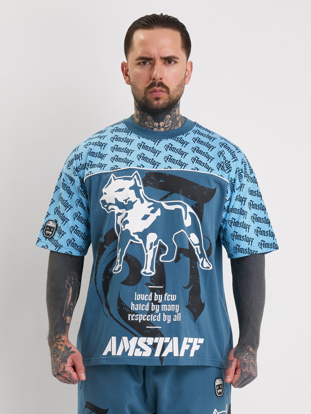Amstaff Varek T-Shirt Blue - Amstaff Wear