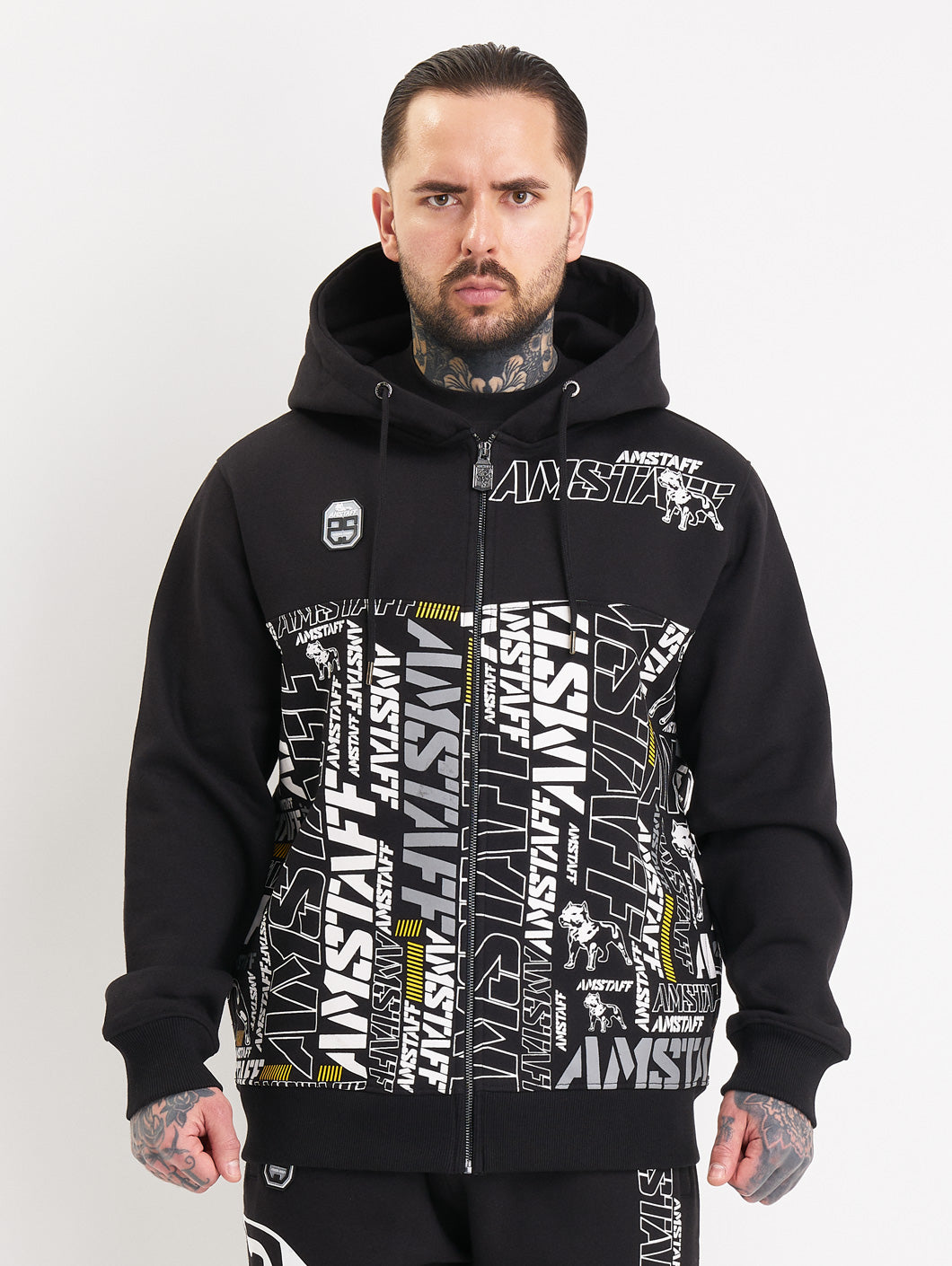 Amstaff Talis Ziphoodie Black - Amstaff Wear