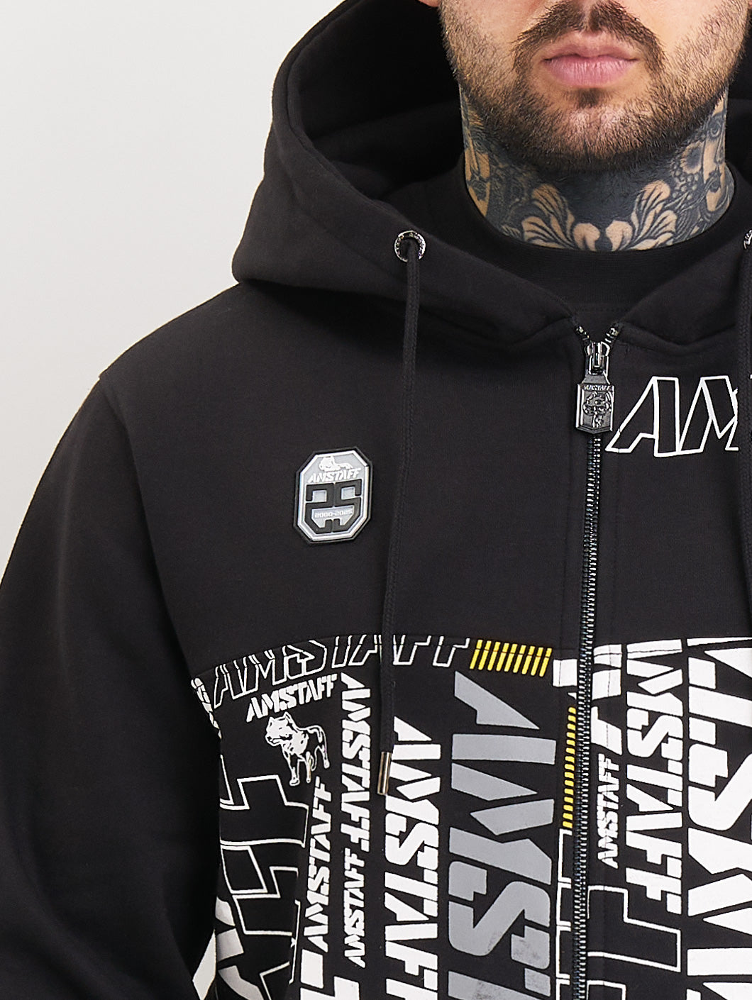 Amstaff Talis Ziphoodie Black - Amstaff Wear