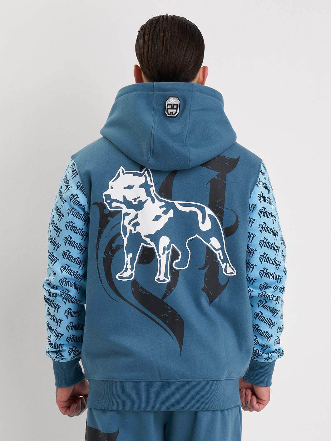 Amstaff Varek Ziphoodie Blue - Amstaff Wear