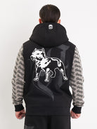 Amstaff Varek Ziphoodie Black Grey - Amstaff Wear