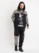 Amstaff Varek Ziphoodie Black Grey - Amstaff Wear