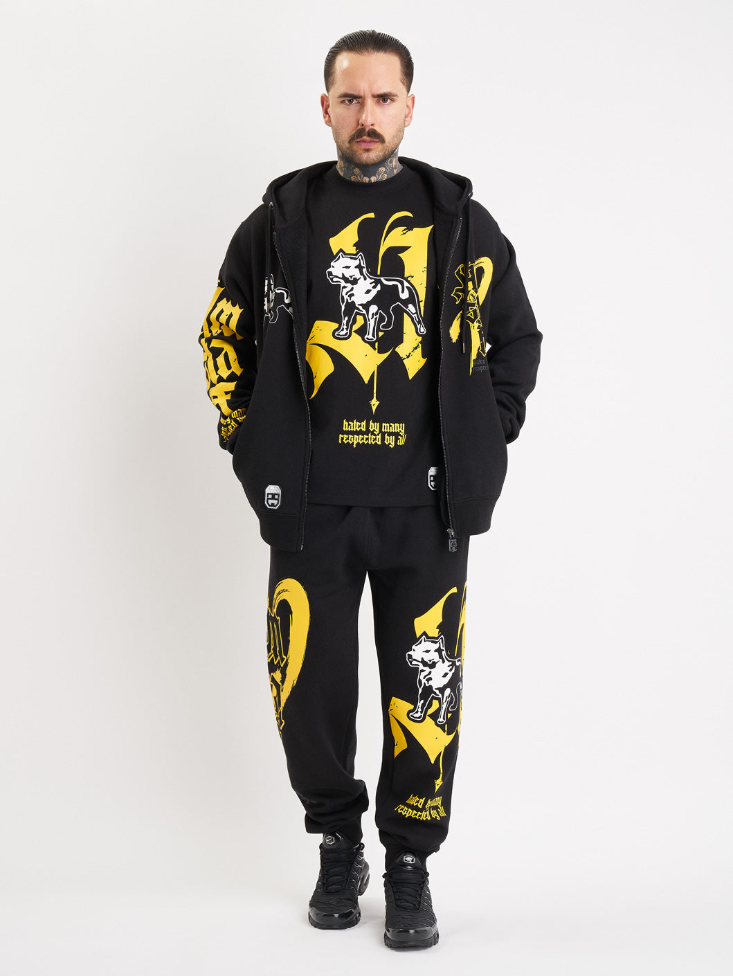Amstaff Recon Ziphoodie Black