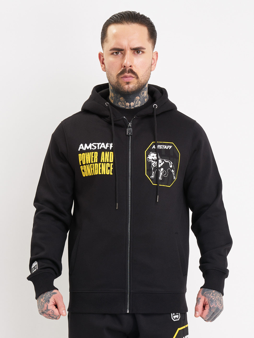 Amstaff Solinor Ziphoodie Black - Amstaff Wear