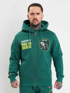 Amstaff Solinor Ziphoodie Green - Amstaff Wear