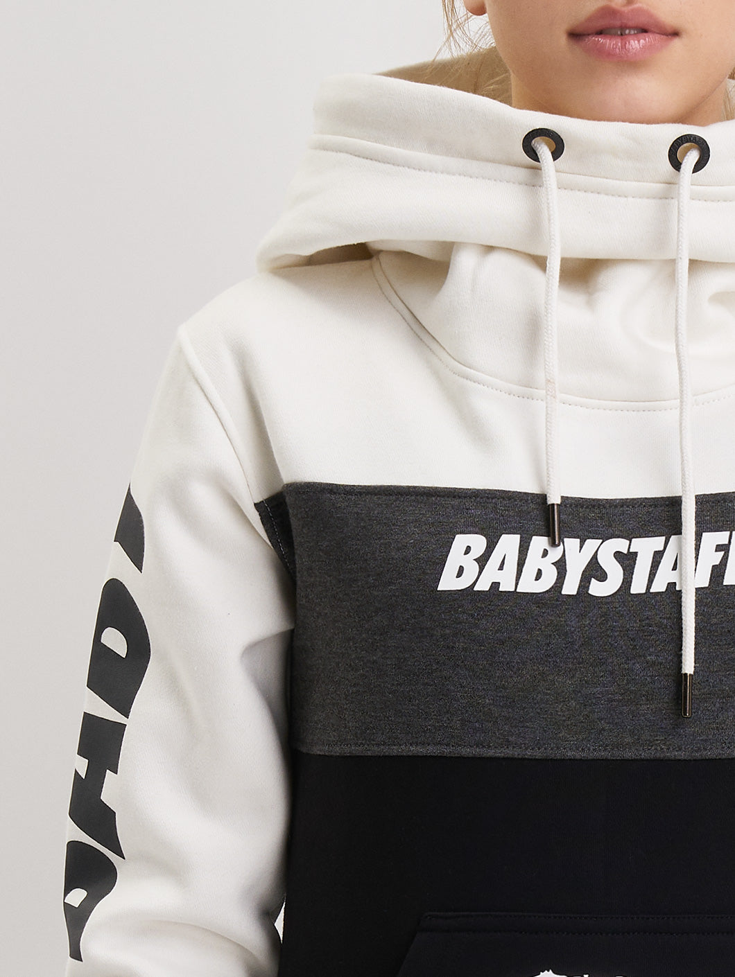 Babystaff Salem Hoodie Black White - Amstaff Wear