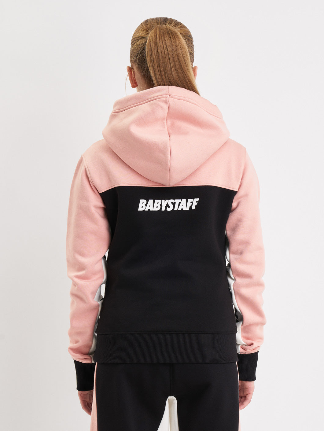 Babystaff Tawani Hoodie Black Pink - Amstaff Wear