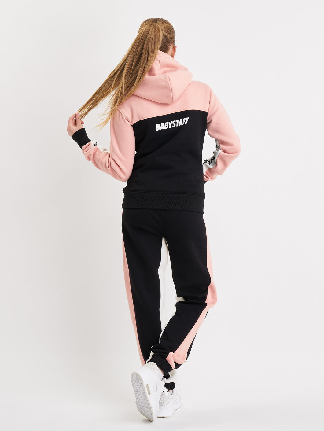 Babystaff Tawani Hoodie Black Pink - Amstaff Wear