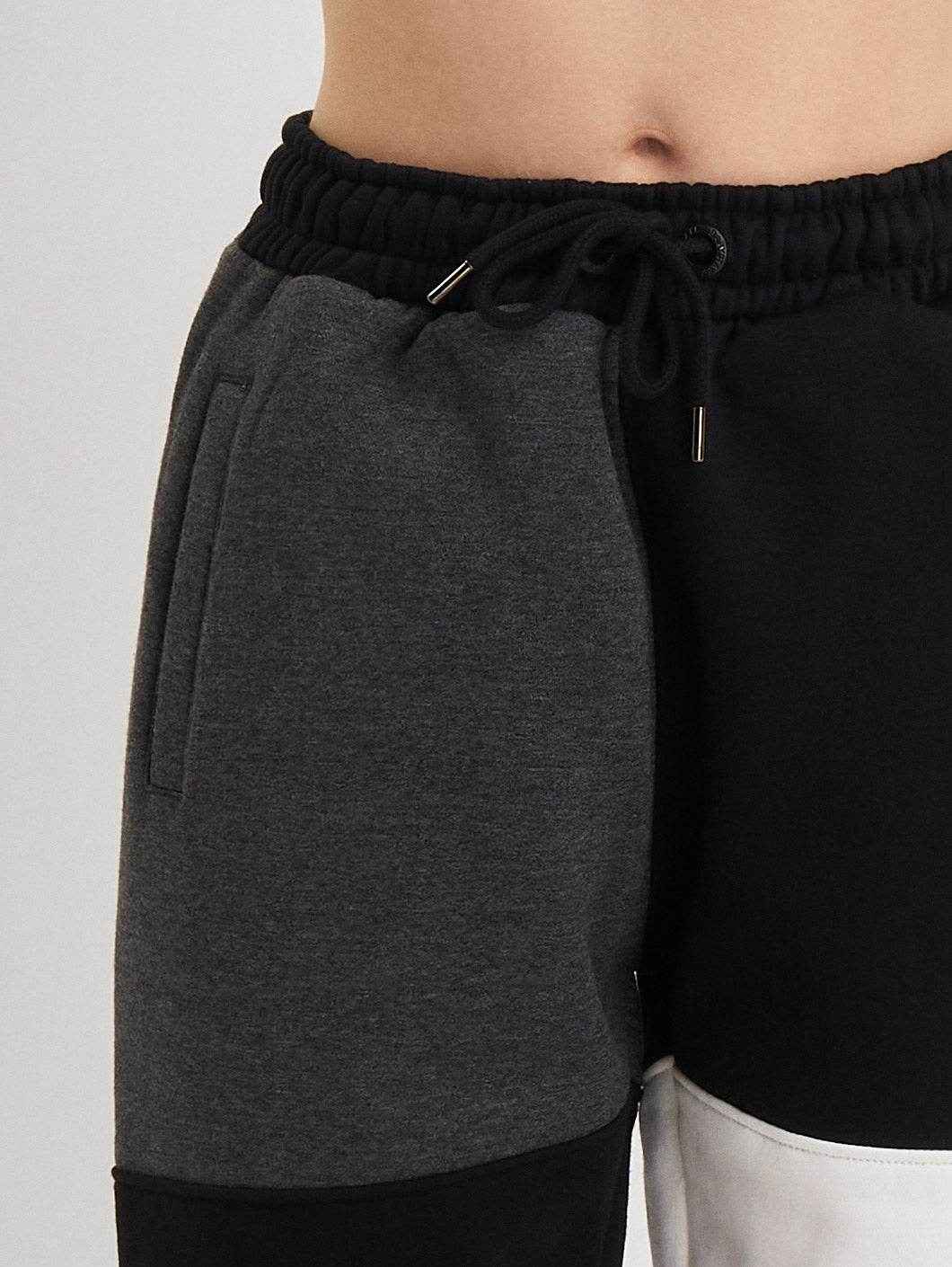 Babystaff Salem Sweatpants Black White - Amstaff Wear