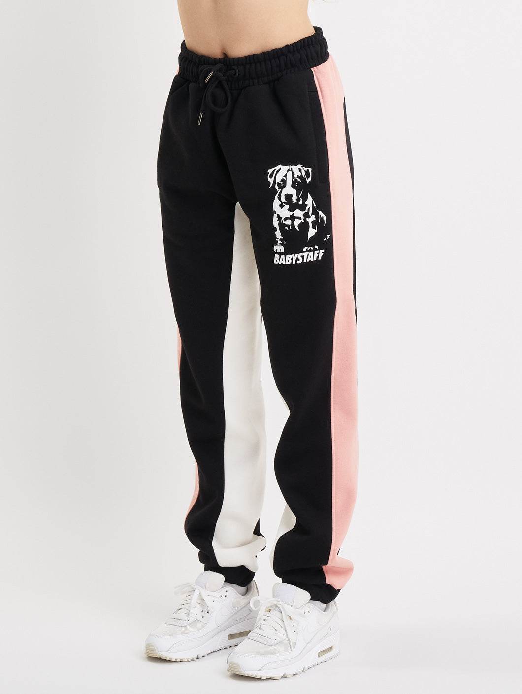 Babystaff Tawani Sweatpants Black Pink - Amstaff Wear
