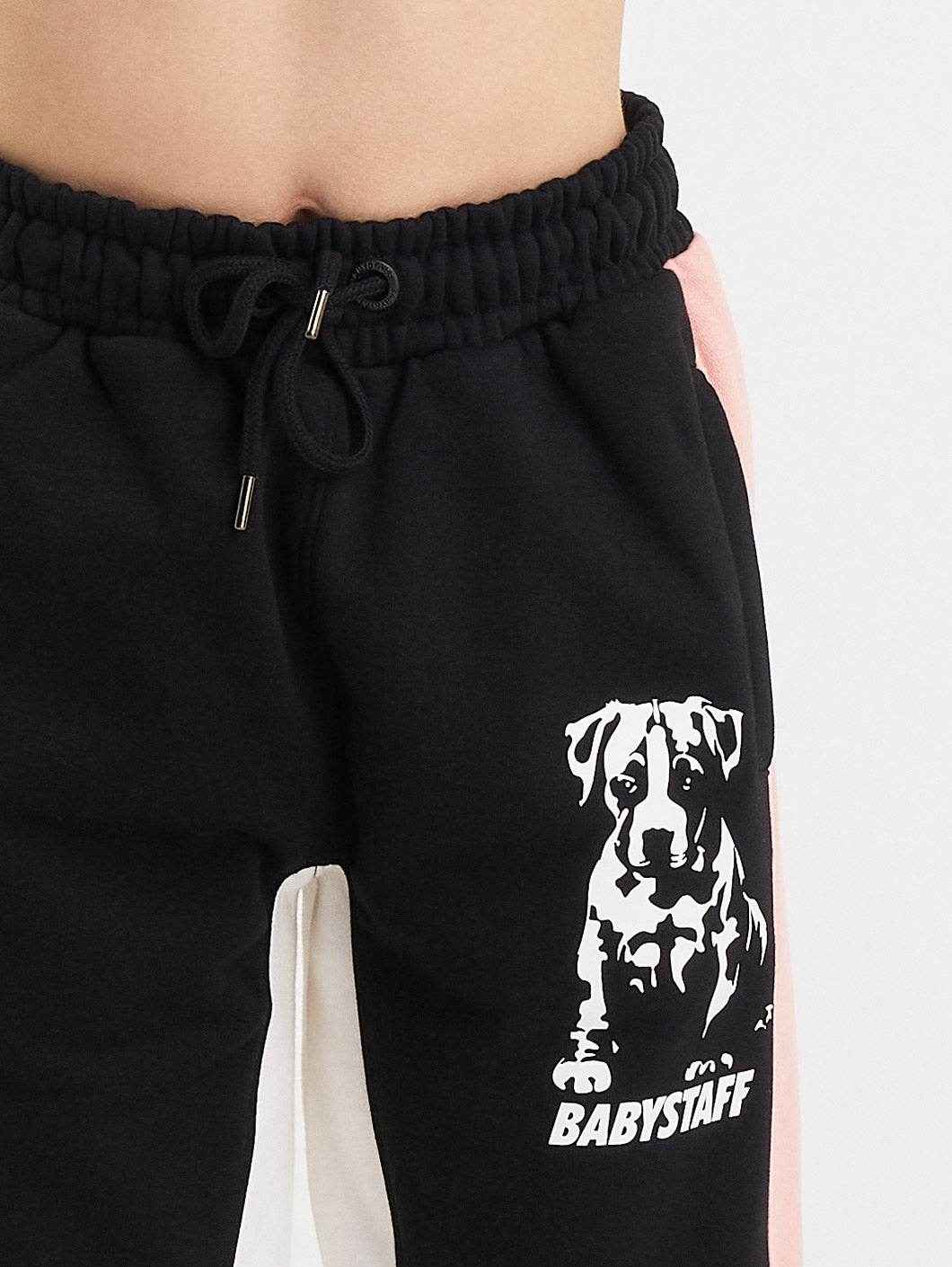 Babystaff Tawani Sweatpants Black Pink - Amstaff Wear