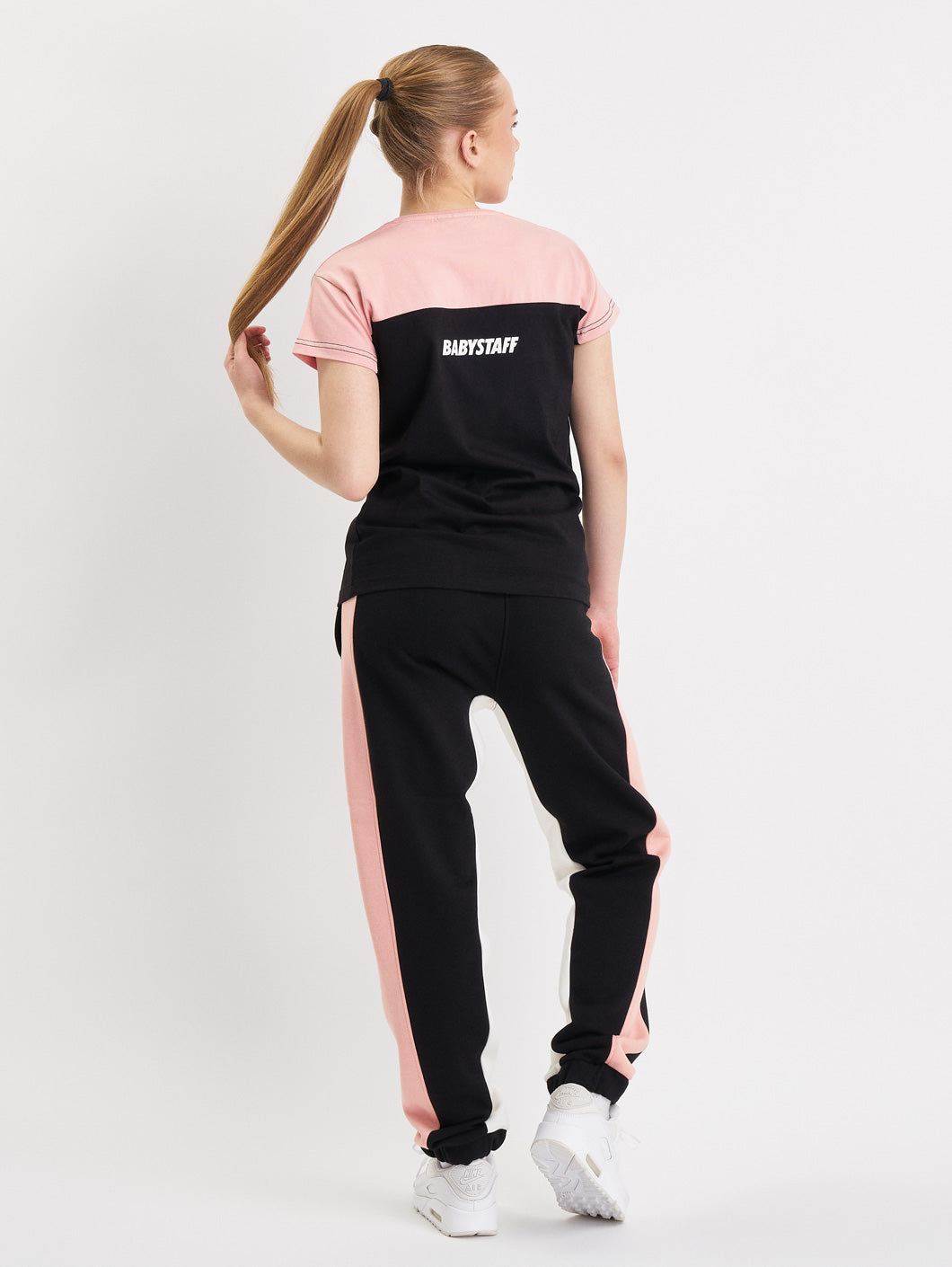 Babystaff Tawani T-Shirt Black Pink - Amstaff Wear