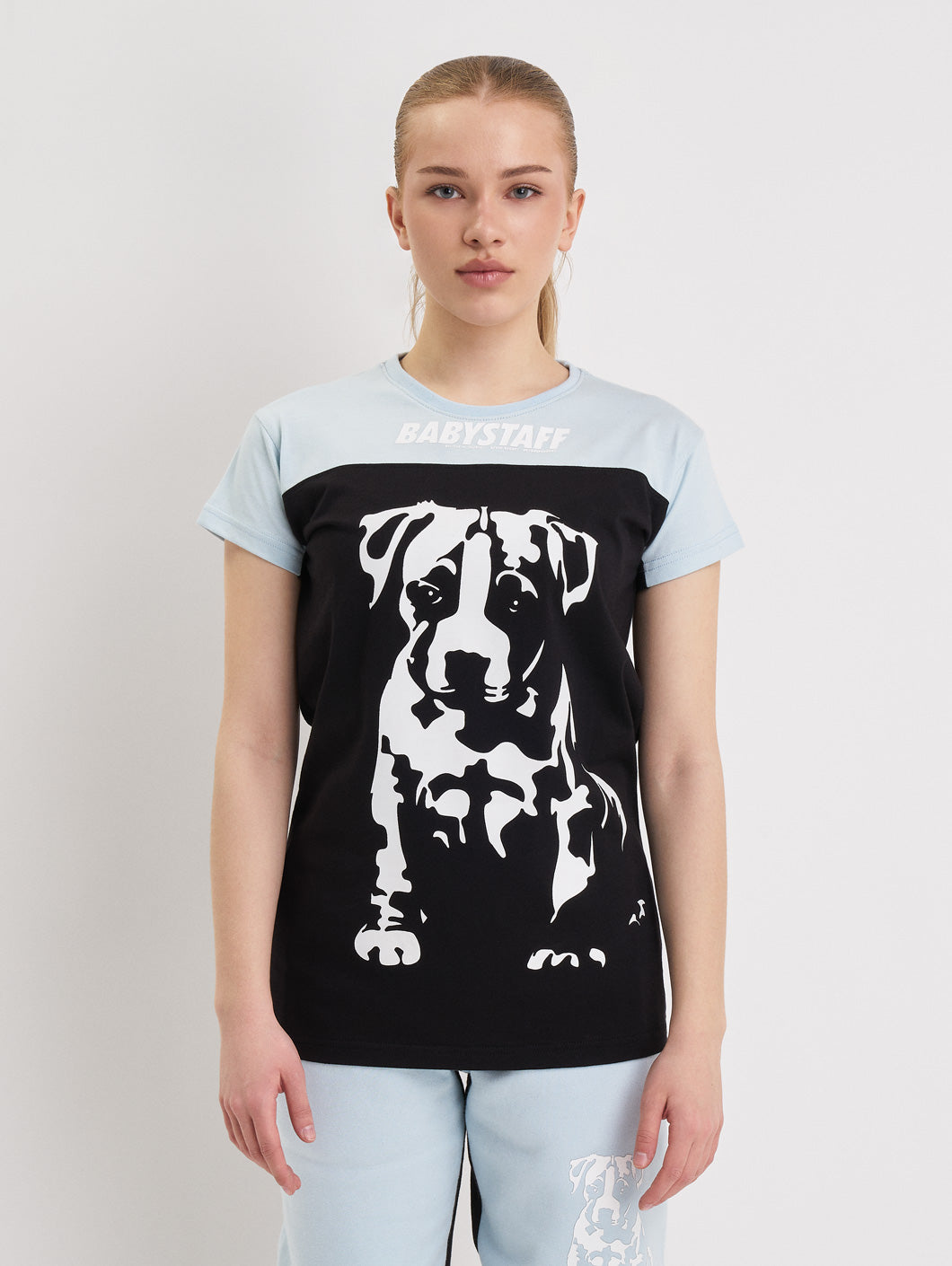 Babystaff Novaris T-Shirt Black Blue - Amstaff Wear