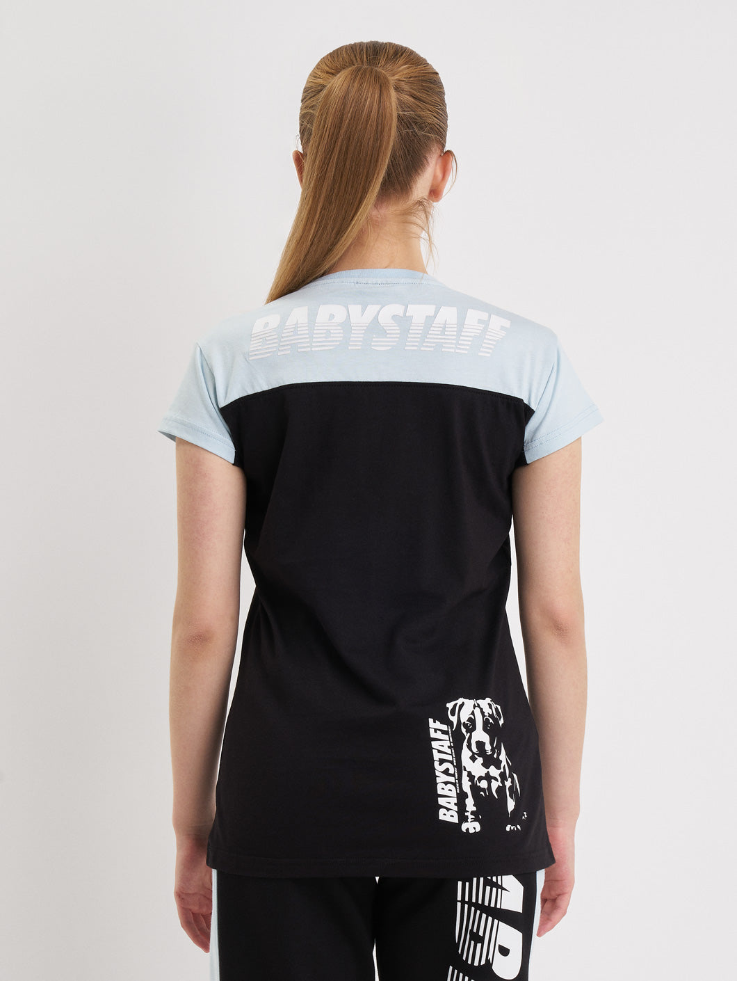 Babystaff Novaris T-Shirt Black Blue - Amstaff Wear