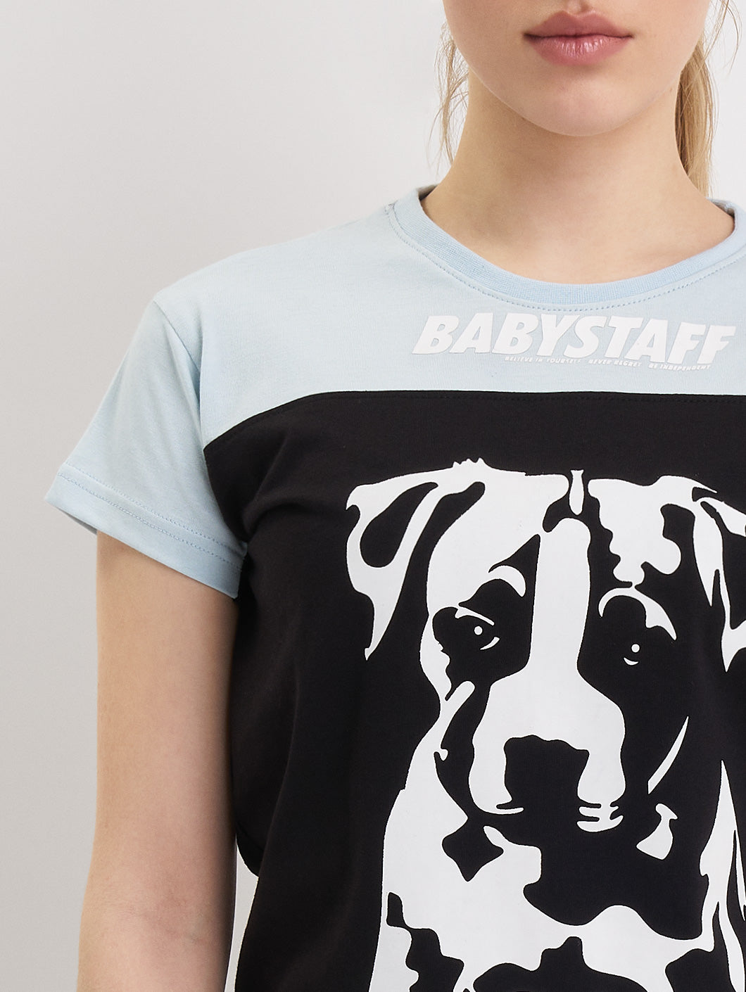 Babystaff Novaris T-Shirt Black Blue - Amstaff Wear