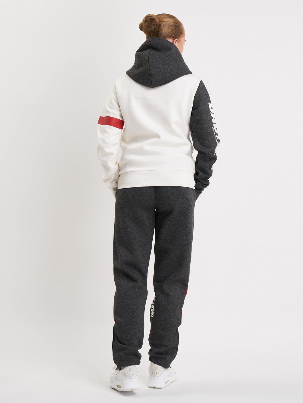 Babystaff Nela Hoodie White Grey - Amstaff Wear