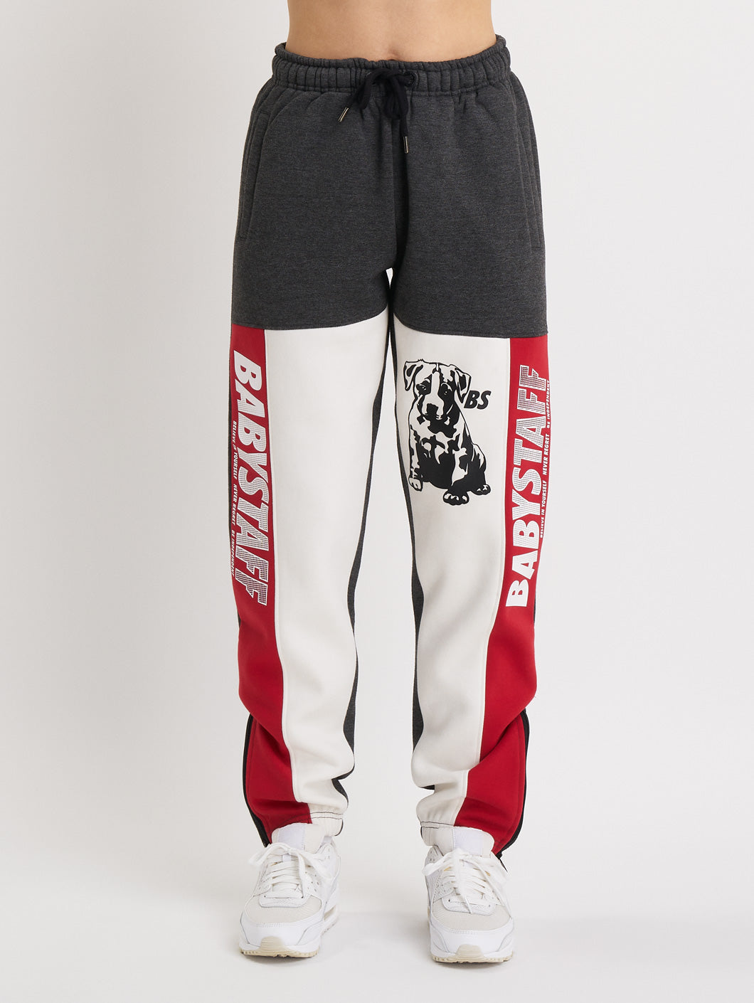 Babystaff Nela Sweatpants White Grey - Amstaff Wear