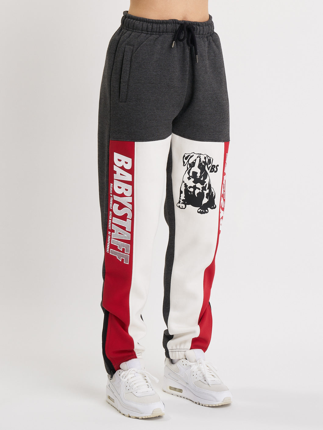 Babystaff Nela Sweatpants White Grey - Amstaff Wear