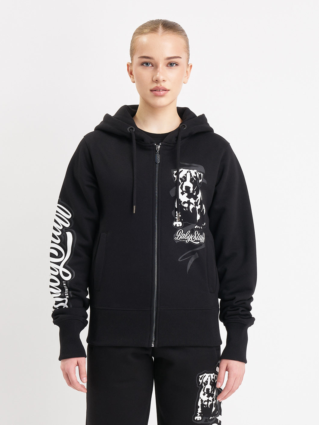 Babystaff Vezda Ziphoodie Black - Amstaff Wear