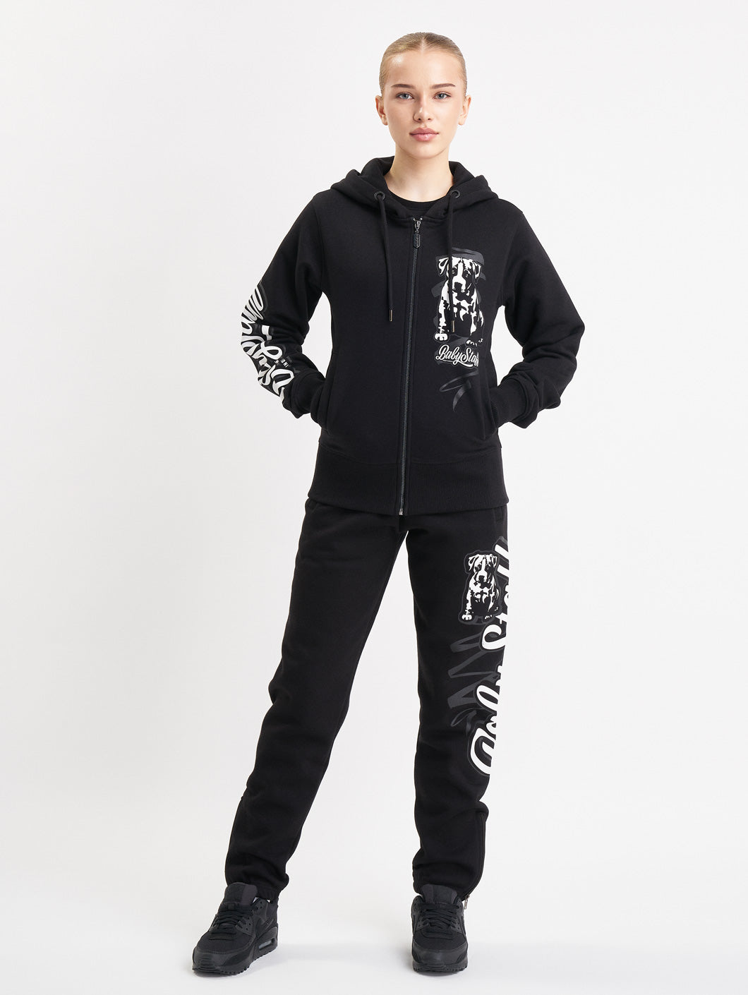 Babystaff Vezda Ziphoodie Black - Amstaff Wear