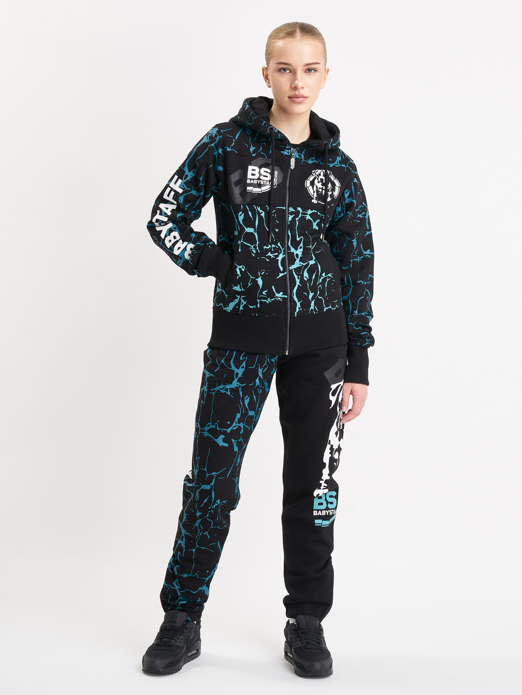 Babystaff Strainge Ziphoodie Black - Amstaff Wear