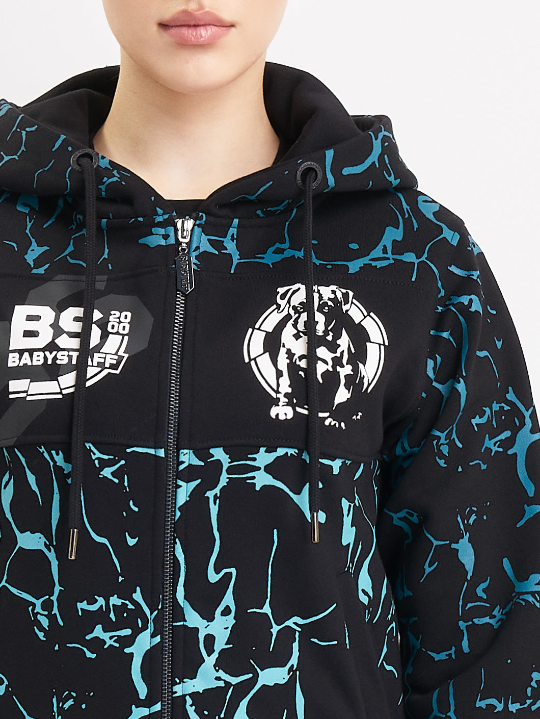 Babystaff Strainge Ziphoodie Black - Amstaff Wear