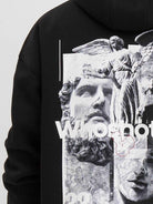 Whoshotya Ethereal Heavy Oversize Hoodie Black - Amstaff Wear