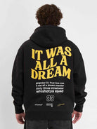 Whoshotya Dreamerz Heavy Oversize Hoodie Black - Amstaff Wear