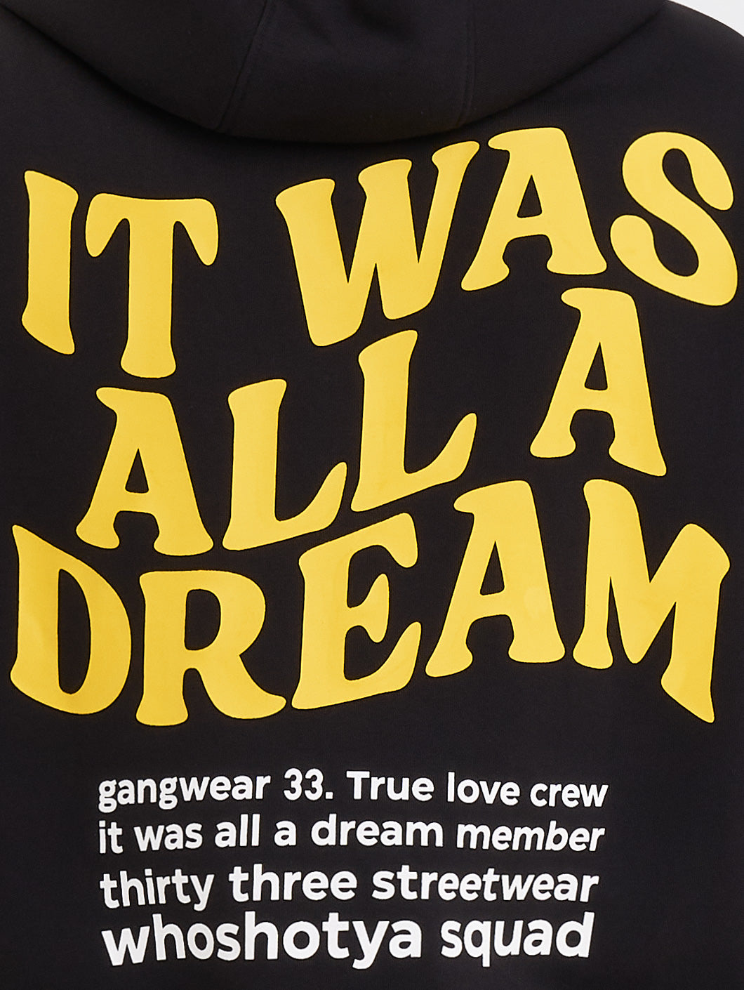Who Shot Ya? Dreamerz Heavy Oversize Hoodie Black